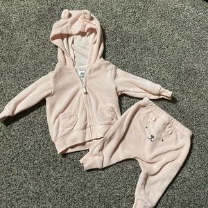 Baby Girl 2 Piece Sweatsuit